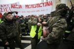 Protest służb mundurowych w Warszawie