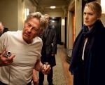 Roman Polański i Kate Winslet na planie filmu „Rzeź” (fot. SPI Film Studio)