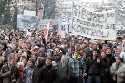 Manifestacja w Kielcach