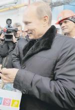 Władimir Putin podczas „gospodarskiej wizyty” w Kalinińskiej Elektrowni Atomowej
