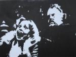 Sławomir Shuty (1973 r.) Łasy na każdy grosz, 2007 r. olej/płótno 110 x 150 cm 
