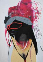 Agata Czeremuszkin-Chrut (ur. 1983r. , Częstochowa) CAT, 2011 r. olej/płótno 73 x 54 cm 