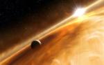 Tak artysta wyobraża sobie jedną z pozasłonecznych planet 