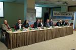 Od lewej: Roman Kurkiewicz, Maciej Gdula, Joanna Lichocka, Bogusław Chrabota, Grzegorz Hajdarowicz, Wiesław Podkański, Andrzej Skworz, Paweł Lisicki,  Tomasz Wróblewski 