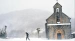 Mróz zaatakował także nieprzyzwyczajone do ostrych zim kraje południowej Europy (na zdjęciu: Roncesvalles w północnej Hiszpanii)