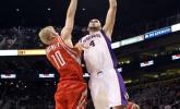 Liga NBA - 16 punktów Gortata, porażka Suns