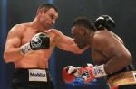 Witalij Kliczko i Dereck Chisora