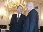  Donald Tusk z prezydentem Vaclavem Klausem