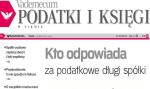 Kto odpowiada za podatkowe długi spółki