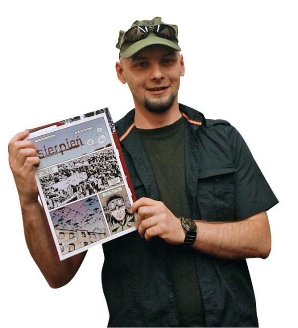 Zwycięski komiks i jego autor Rafał Bąkowicz