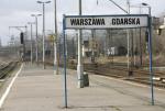 Perony dworca kolejowego Warszawa Gdańska