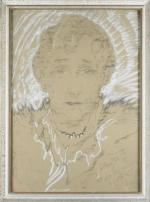 Stanisław Ignacy WITKIEWICZ, Portret kobiety, 1931 r., pastel, węgiel/papier, 70 x 49 cm, sygn i dat p. d.