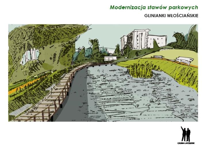 GLINIANKI WŁOŚCIAŃSKIE. Modernizacja stawów parkowych