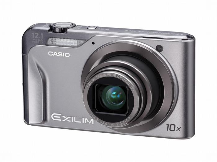 Casio EX-H10 - przód. Taki aparat można wygrać w III edycji konkursu Retro Warszawa.