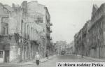 Zdjęcie ulicy Trębackiej z 1946 roku