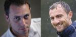 Jerzy Dudek fotoreporter (z lewej) i Jerzy Dudek bramkarz (z prawej). Fot. Ryszard Waniek, Piotr Nowak