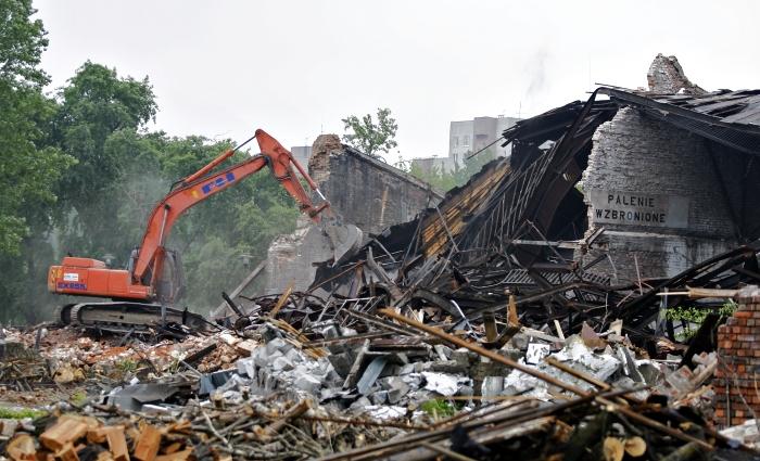 Parowozownia przy Wileńskiej została zburzona w maju