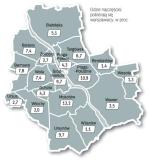 Modne miejsca do zawarcia małżeństwa: Najwięcej par pobrało się na Mokotowie, najmniej w Wilanowie. Na ślubnym kobiercu najczęściej stają mieszkańcy dzielnic  zamieszkałych głównie przez młodych ludzi (Mokotów, Praga-Południe, Ursynów, Targówek). Popularne jest też Śródmieście. 