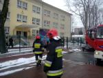 Pożar wybuchł w szatni szkolnej