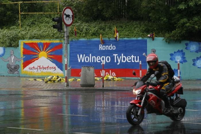 Warszawskie rondo Wolnego Tybetu