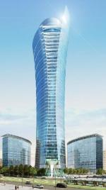 Projekt Warsaw Spire od czasu, gdy został pierwszy raz pokazany, znacznie się zmienił
