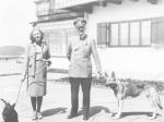 Eva Braun i Adolf Hitler w Berghof
