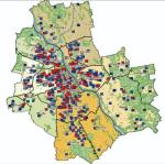 Na uruchomionej przez straż miejską mapie są na razie szkoły i przedszkola