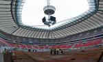 Choć budowa oficjalnie zakończyła się w listopadzie, ostatnie prace na stadionie nadal trwają piotr nowak