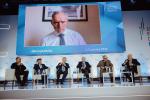 Uczestnicy debaty „Polska w świecie: pozycja gospodarcza i militarna – nowe perspektywy, globalne wyzwania”