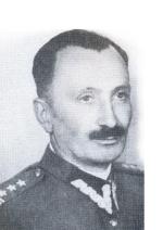 Pułkownik Jan Szczurek- -Cergowski „Sławbor” (1897–1972) – szef Wydziału Artylerii Oddziału III KG AK. Uczestnik Powstania Warszawskiego, dowódca podobwodu „Śródmieście Południowe”