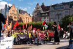 Demonstracja w obronie praw imigrantów, Malmö, wrzesień 2023 r.
