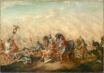 „Śmierć Emiliusza Paulusa na polu bitwy pod Kannami” – obraz Johna Trumbulla z 1773 r.