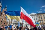 Poparcie dla Ukrainy długo wydawało się niezachwiane. Na zdjęciu: wiec w Krakowie, 15 maja 2022 r.