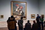 Malarz zafacynowany był Napoleonem Bonaparte. W 1800 r. namalował obraz „Napoleon przekraczający Przełęcz Świętego Bernarda”, którym utrwalił wizerunek Napoleona w zbiorowej wyobraźni