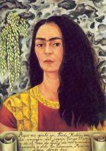 Frida Kahlo, „Autoportret z rozpuszczonymi włosami”, 1946 r.