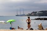 Luksusowy jacht Andrieja Mielniczenki w Antibes na Riwierze Francuskiej (zdjęcie z 2020 r.) afp