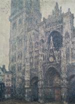 „Katedra w Rouen, portal zachodni, w pochmurny dzień”, 1894 r. (Musée des beaux-arts, Rouen)