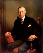 Oficjalny portret Woodrowa Wilsona jako 28. prezydenta Stanów Zjednoczonych (w latach 1913–1921), namalowany przez Franka Grahama Cootesa w 1913 r.