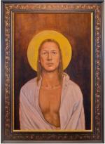 Cóż to za „Ecce Homo”? Gdzie krew po biczowaniu? A jednak czuje się, że za tym perfekcyjnym ciałem, namalowanym przez Agnieszkę Koncką, jest ból, zgryzota i samotność