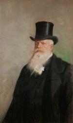 Leon Wyczółkowski (1852–1936), „Portret Ignacego hr. Korwin-Milewskiego”, 1901, pastel, tektura