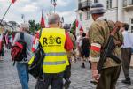 1 sierpnia ulicami stolicy przeszedł Marsz Powstania Warszawskiego współprowadzony przez Roberta Bąkiewicza, podczas którego można było zobaczyć liczne symbole Ruchu Obrony Granic