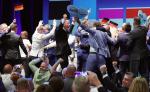 Liderzy federalni i landowi AfD świętowali w poniedziałek swój historyczny triumf