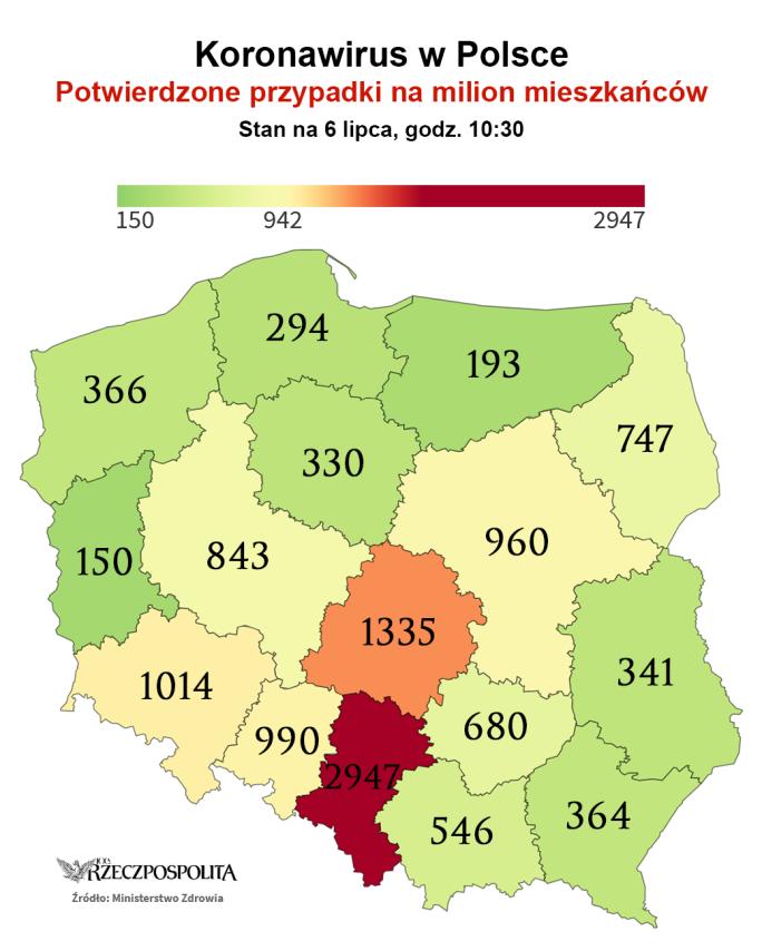 Koronawirus W Polsce Już Niemal 37 Tysięcy Zakażeń Rppl 0036