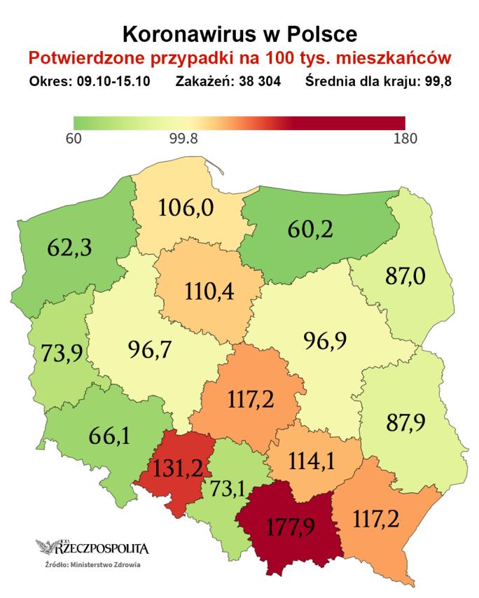 Nowe Dane O Epidemii Koronawirusa W Polsce Rekordy W 12 Województwach Rppl 4449
