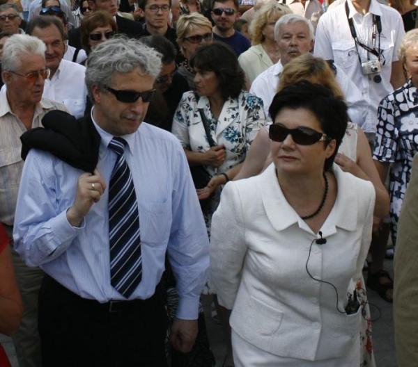 W ostatnią niedzielę wiceprezydent - jak wielu warszawiaków - spacerował na Krakowskim Przedmieściu.
