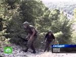 Kadr z rosyjskiej telewizji, która sfilmowała starcie w Osetii Południowej