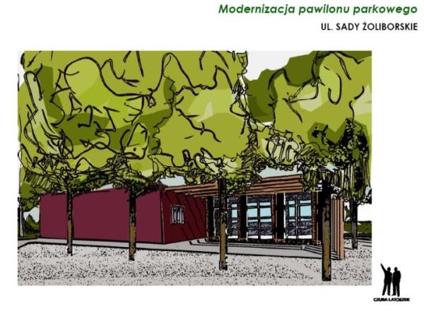 SADY ŻOLIBORSKIE. Modernizacja pawilonu parkowego