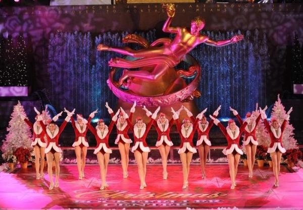 Występ Radio City Rockettes na Rockefeller Centre