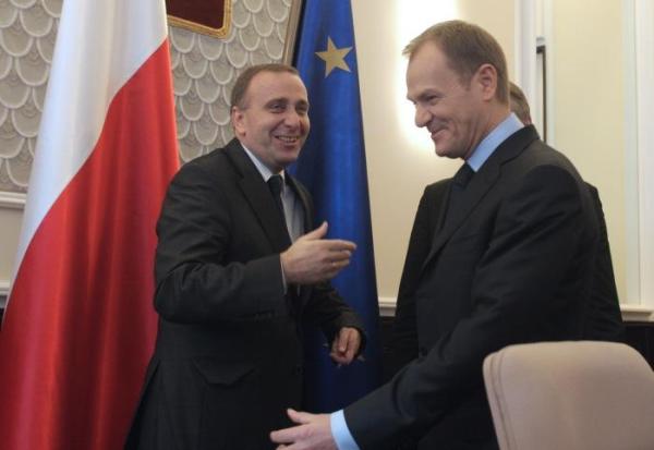 Grzegorz Schetyna i Donald Tusk