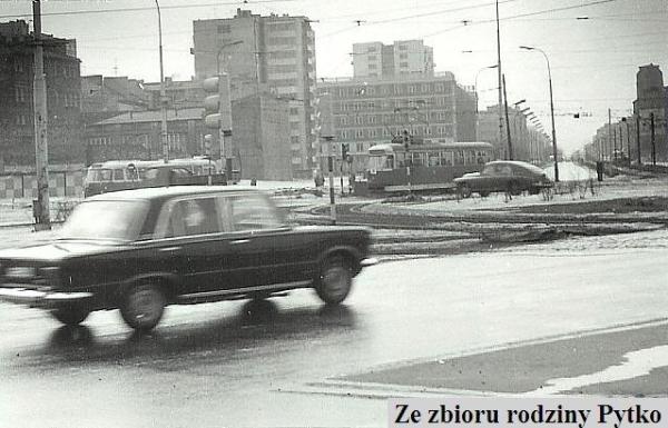 1970 - ul. Grójecka. Autorem zdjęcia jest Leopold Pytko.